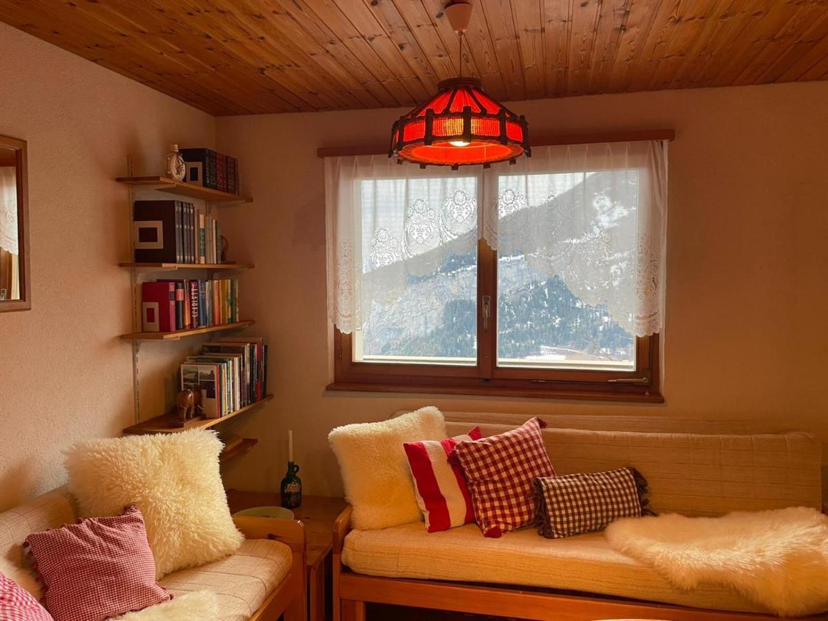 Gemuetliche Wohnung Mit Traumaussicht! Albinen Extérieur photo