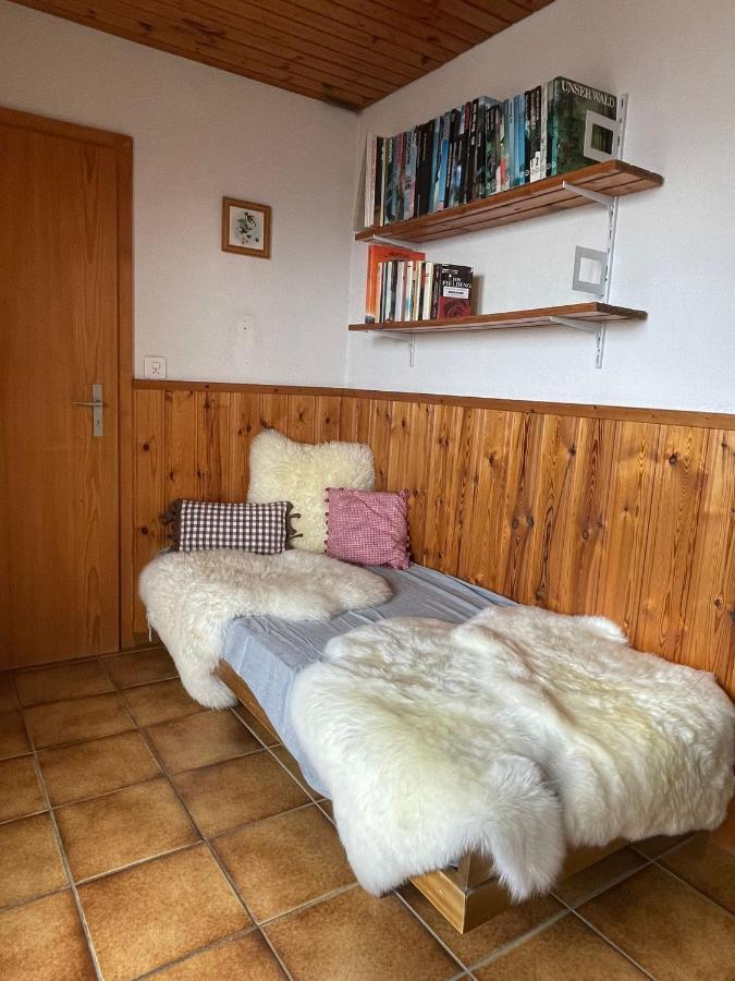 Gemuetliche Wohnung Mit Traumaussicht! Albinen Extérieur photo