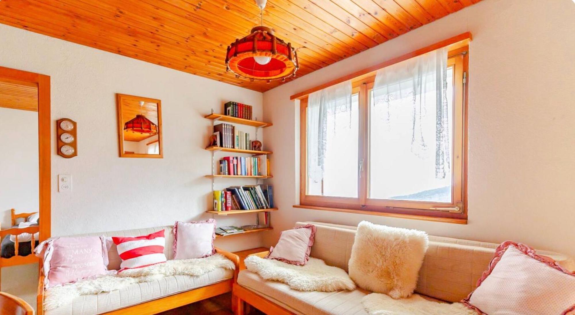Gemuetliche Wohnung Mit Traumaussicht! Albinen Extérieur photo