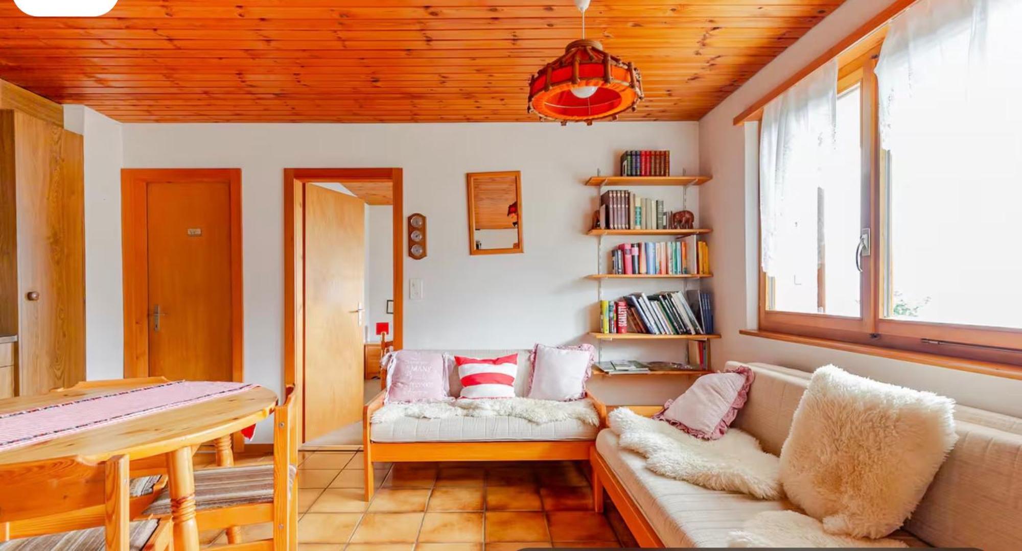 Gemuetliche Wohnung Mit Traumaussicht! Albinen Extérieur photo